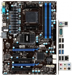 Фото Материнская плата MSI 970A-G46 (sAM3+, 970/SB950, DDR3)