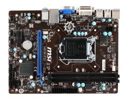 Фото Системная плата MSI H81M-P33 (s1150, Intel H81, PCI-E 2.0x16)