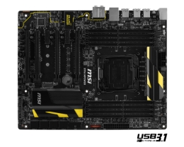 Фото Игровая системная плата MSI X99A MPower (s2011-3, Intel X99, PCI-Ex16)