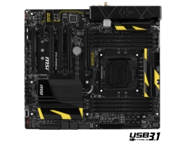Фото Системная игровая плата MSI X99A_XPOWER_AC (s2011-v3 8xDD R4, Wi-Fi)