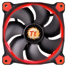 Фото Корпусный вентилятор Thermaltake Riing 12,120 мм (CL-F038-PL12RE-A)