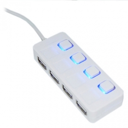 Фото USB hub Lepara LA-SLED4 White