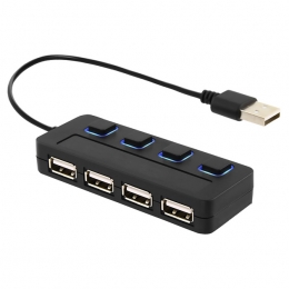 Фото USB hub Lapara LA-SLED4 Black