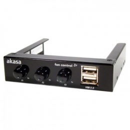 Фото Реобас Akasa Fan Control Junior AK-FC-06-BK Black