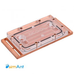 Фото Водоблок для модулей памяти Alphacool D-RAM Cooler X6 Universal - Plexi