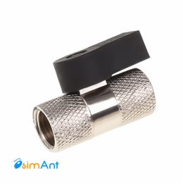 Фото Кран Alphacool 2-way ball valve G1/4 - Хром