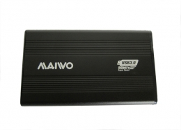 Фото Внешний карман для HDD/SSD 2.5" MAIWO K2501A-U3S Black алюминий