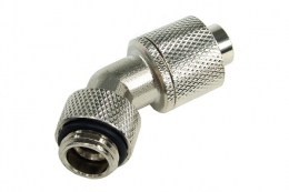 Фото Коннектор угловой 45 G1/4" on 13/10 rotatable knurled