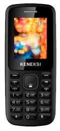 Фото Мобильный телефон Keneksi E1 Dual Sim Black (4602009352188)