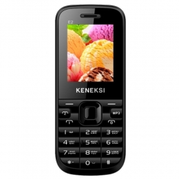 Фото Мобильный телефон Keneksi E2 Black (4602009352225)