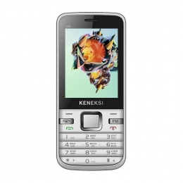 Фото Мобильный телефон Keneksi K5 Silver Dual Sim (4602009359484)