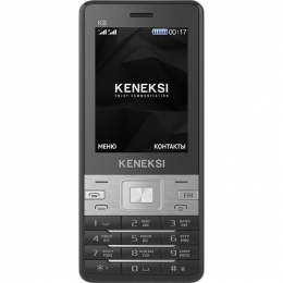 Фото Мобильный телефон Keneksi K8 Dual Sim Black (4680287514344)