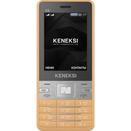 Фото Мобильный телефон Keneksi K8 Dual Sim Golden (4680287514368)