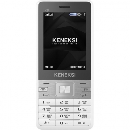 Фото Мобильный телефон Keneksi K8 Dual Sim White (4680287514351)