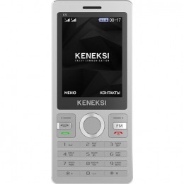 Фото Мобильный телефон Keneksi K9 Dual Sim Silver (4680287514412)