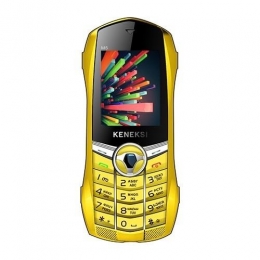 Фото Мобильный телефон Keneksi M5 Yellow (4602009359453)