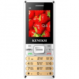 Фото Мобильный телефон Keneksi Q4 Dual Sim Gold (4623720446857)