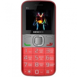 Фото Мобильный телефон Keneksi T1 Dual Sim Red (4602009346811)