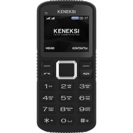 Фото Мобильный телефон Keneksi T3 Dual Sim Black (4602009394263)