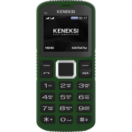 Фото Мобильный телефон Keneksi T3 Dual Sim Green (4602009394270)