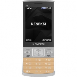 Фото Мобильный телефон Keneksi X9 Dual Sim Golden (4680287514399)