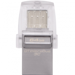 Фото USB Flash Drive Kingston DataTraveler microDuo 3C 64GB (DTDUO3C/64GB)