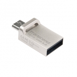 Фото Transcend JetFlash OTG 880 16GB Metal Silver (TS16GJF880S)