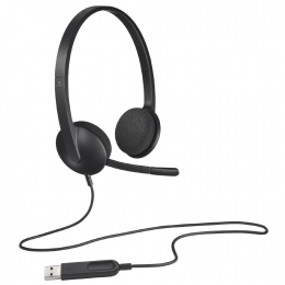 Фото Гарнитура Logitech Headset USB H340 (981-000475)