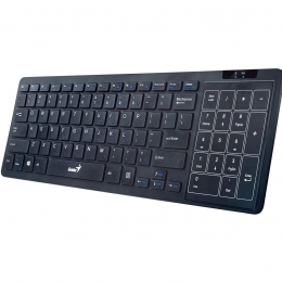 Фото Клавиатура Genius SlimStar T8020 Multi-TouchPad WL (31320010110)