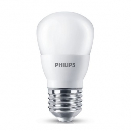 Фото Лампа светодиодная Philips LEDBulb E27 4-40W 3000K 230V P45 (929001160907)