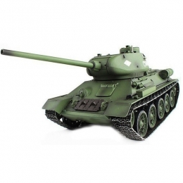 Фото Модель танка Heng Long T-34 с пневмопушкой и дымом 1:16