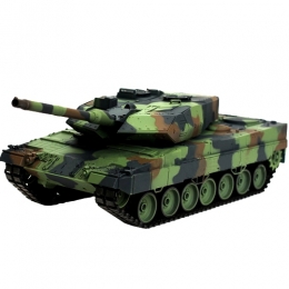 Фото Модель танка Heng Long Leopard II A6 с пневмопушкой и дымом 1:16