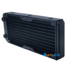 Фото Алюминиевый радиатор водяного охлаждения 240х120x32мм