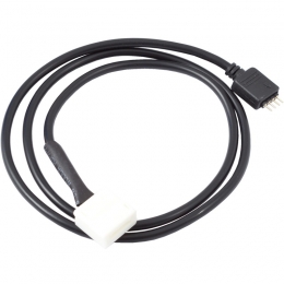 Фото Connector for IP65 RGB LED strips, black, 70 cm