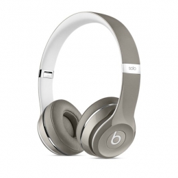 Фото Наушники Beats Solo 2 On-Ear Headphones Luxe Edition Silver (MLA42ZM/A)
