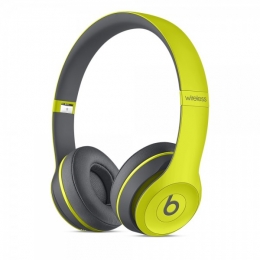 Фото Наушники Beats Solo2 Wireless Headphones Active Collection Shock Yellow (MKQ12ZM/A)