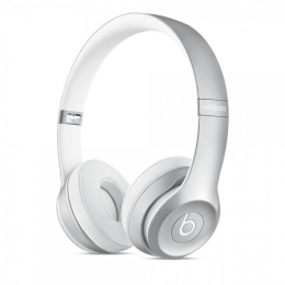 Фото Наушники Beats Solo 2 Wireless Headphones Silver (MKLE2ZM/A)
