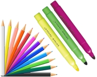 Карандаши и фломастеры