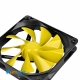 Фото Корпусный вентилятор Thermaltake Pure 12 C Yellow 120мм (CL-F037-PL12YE-A)