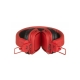 Фото Гарнитура KitSound Clash On-Ear Headphones Red (KSCLARD)