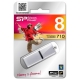 Фото USB Flash Drive Silicon Power LuxMini 710 8GB Silver (SP008GBUF2710V1S)