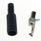 Фото Штекер питания  2.1/5.5 L=10mm (пластмасса)