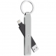 Фото Кабель-брелок Belkin USB 2.0 Lightning charge Keychain Silver (F8J172btSLV)