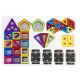 Фото Конструктор Magplayer магнитный набор 208 эл. (MPB-208)