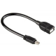 Фото Дата кабель USB 2.0 Mini 5P to AF OTG