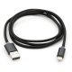 Фото Дата кабель USB 2.0 AM to Lightning 1m LED black Vinga
