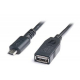 Фото Дата кабель USB 2.0 micro 5P to AF OTG 0.1m REAL-EL