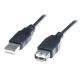 Фото Дата кабель USB2.0 AM/AF 3.0m REAL-EL (EL123500010)