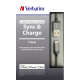 Фото Дата кабель USB 2.0 AM to Lightning 1.2m Verbatim (48852)