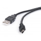 Фото Дата кабель USB 2.0 AM to Mini 5P 1.8m Vinga (USBAMmini01-1.8)